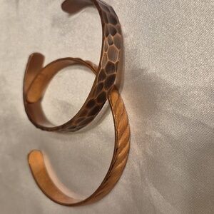 2 Lot Sale Copper Cuff Bangle